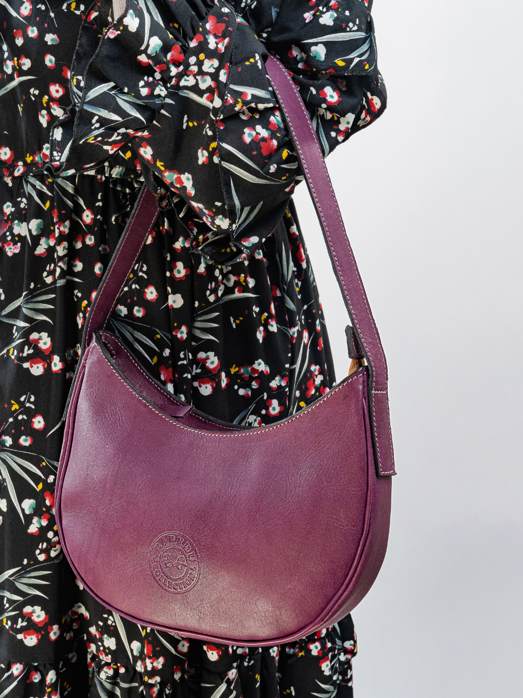 Midaga Shoulder Bag- Plum