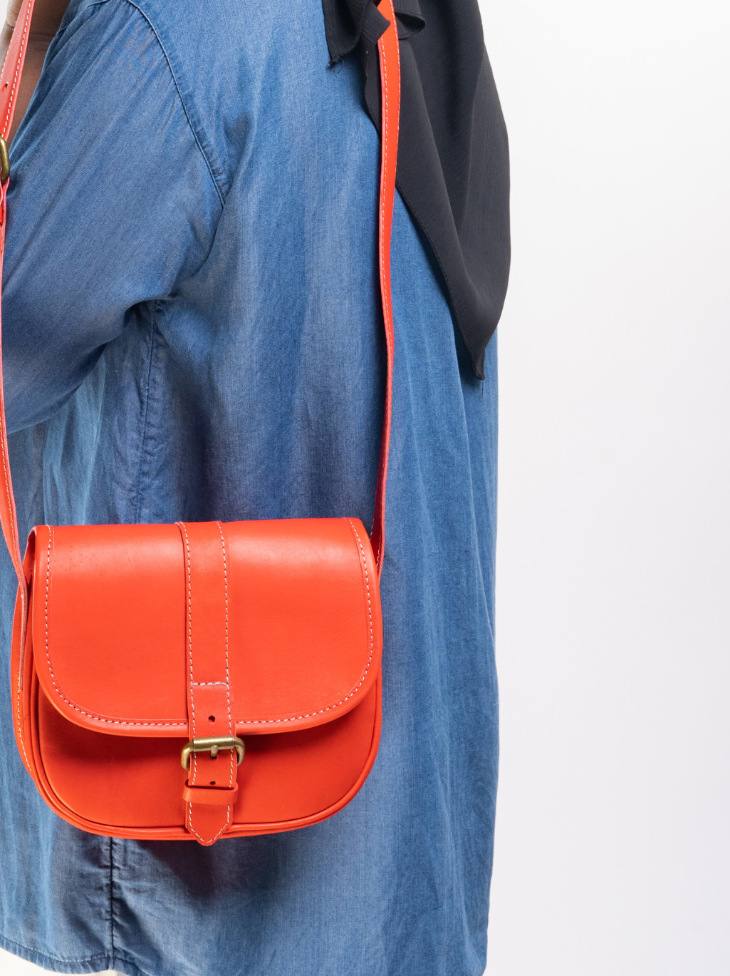 Red Minimalist Sling Bag