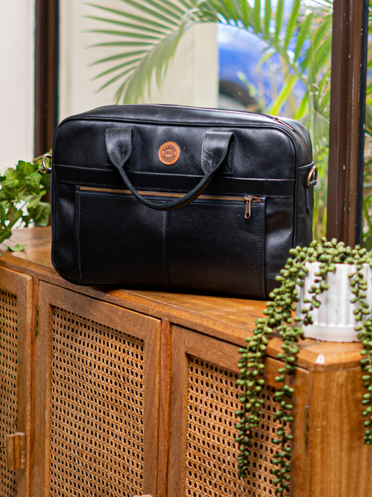 Aboko laptop bag- black