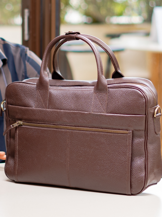 Aboko Laptop Bag- Mocca