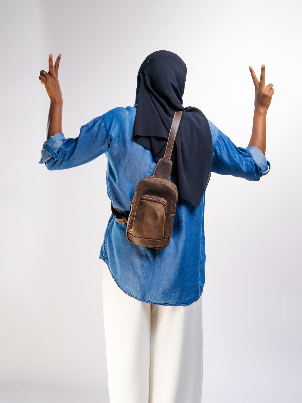 Wanj Mocca Crossbody bag